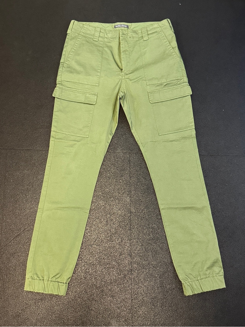 Slate & Stone Olive Cargo Joggers